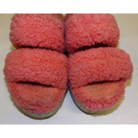 Size 7 UGG Oh Fluffita Fluff Yeah Slippers Pink & Rainbow Sherbert 2 Pairs 1 Prc - Picture 7 of 15